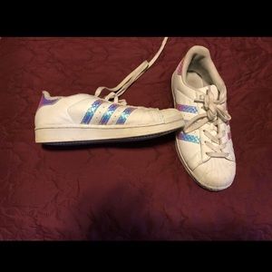 Adidas Holographic size 6 tennis shoes